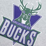 Mitchell & Ness Pánská mikina Milwaukee Bucks NBA Pinnacle Heavyweight Fleece Hoodie Velikost: L