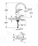 GROHE - QuickFix Start Dřezová baterie, chrom 30469000