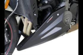 Triumph Street Triple Klín pod motor - 3 barvy - Bílá-stříbrná mřížka