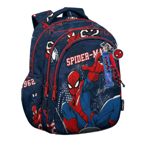 Colorino dětský batůžtek Jerry, Spider-Man, 15\", PES, modro-červený