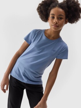 Dívčí hladké tričko 4F tmavě modré