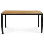 Zahradní stůl 150x90cm, kov, polywood, šedá, AZT-L1303 GREY