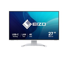 EIZO MT 27" EV2740X-WT FlexScan, IPS, 3840x2160, 350nit, 2000:1, 14ms, DisplayPort, 2xHDMI, USB-C, USB, Repro, Bílý EDF_899022