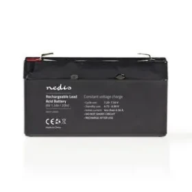 Nedis Dobíjecí olověný akumulátor / Olověné / Dobíjecí / 6 V / 1200 mAh (BALA12006V)