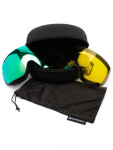 Horsefeathers SCOUT black/mirror green pánské brýle na snowboard