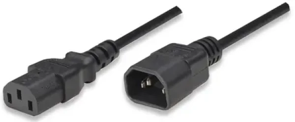 Manhattan kabel napájecí pro monitor / C14M-C13F / 1.8m (301152)