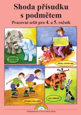 Shoda přísudku podmětem pracovní sešit pro