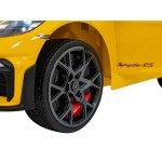 Mamido Elektrické autíčko Porsche Spyder RS 718 lakované žluté