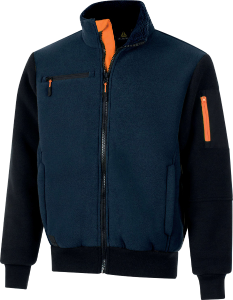 Pracovní bunda Delta Plus flisová PORTO Barva: Námořnická Modrá/ Černá, Velikost: M (PORTOBMTM)