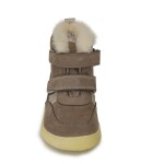 Dívčí zimní barefoot boty KESY TAUPE, Protetika, šedá - 24