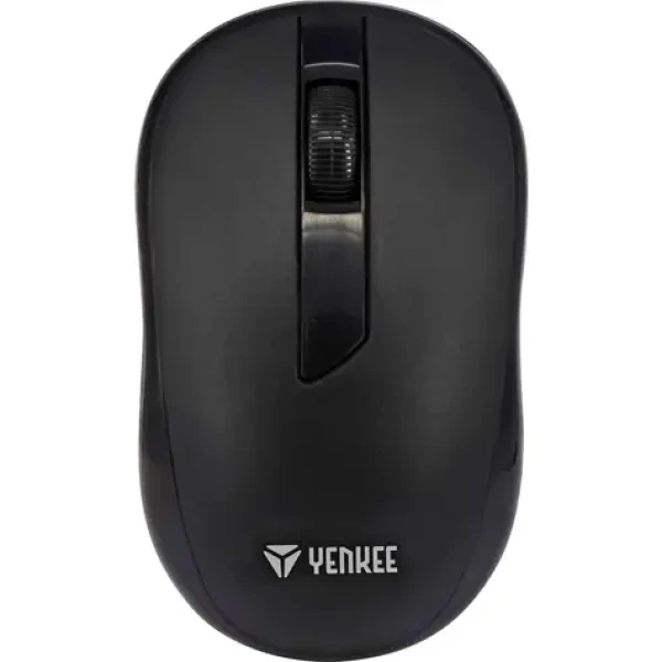 YENKEE Delhi černá / bezdrátová myš / USB / 1000 DPI / 3 tlačítka (8590669190188)