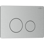 MEXEN - Tex 06 splachovací tlačítko, inox 6106-10