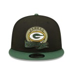 New Era Pánská kšiltovka Green Bay Packers NFL 2022 On-Field Salute to Service 9FIFTY Snapback Velikost: S/M