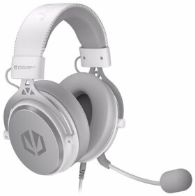 Endorfy VIRO Onyx White / herní sluchátka s mikrofonem / odjímatelný mikrofon / 3.5mm Jack / 53mm měniče / 1.2m (EY1A004)