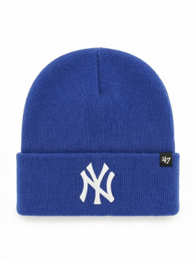 47 Brand Dětská zimní čepice New York Yankees MLB Haymaker '47 CUFF KNIT Royal