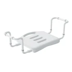 Spirella sedátko do vany nastavitelné bílé / hliník / 50-65 cm (7610583300126)