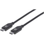 Roline 11.02.9077 USB 20Gbps (3.2 gen 2x2) USB C(M) - USB C(M), PD 240W, 1,5m, černý