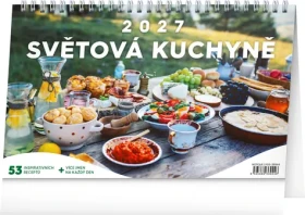 Notique Světová kuchyně 2027 / Stolní kalendář / 23,1 × 14,5 cm / 53 receptů