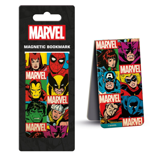 Magnetická záložka Marvel Retro Grid - EPEE