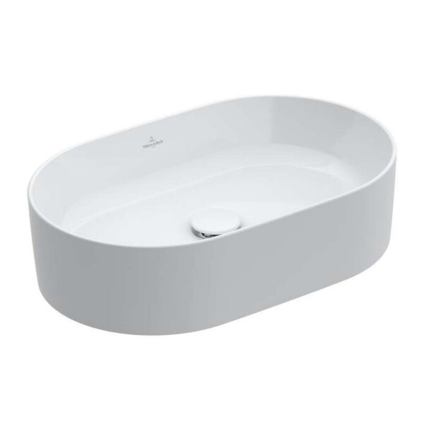 VILLEROY & BOCH - Collaro Umyvadlo na desku, 56x36 cm, CeramicPlus, alpská bílá 4A1956R1