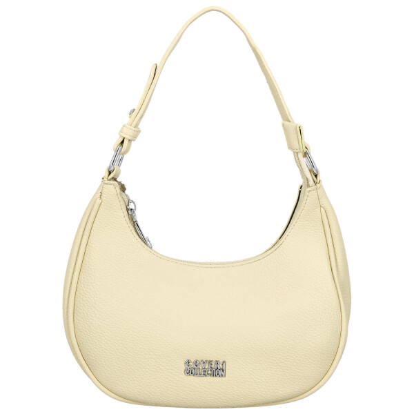 Trendy dámská koženková kabelka na rameno Tricia, žlutá