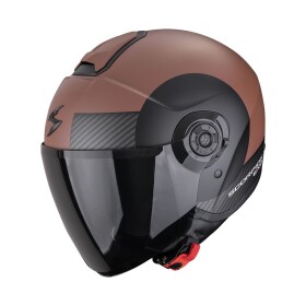 Moto přilba Scorpion Exo-City II Sheer matná hnědo/černá - S