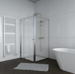 H K - Sprchový kout Flexi 110x80, L/P varianta včetně sprchové vaničky z litého mramoru SE-FLEXI11080/THOR-11080