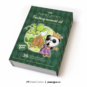 Faber-Castell Faber-Castell, 210014, Polychromos, umělecké pastelky, limitovaná edice Fantasy Animal Set, 36 ks