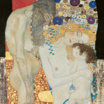 Nástěnný poznámkový kalendář 2026 NOTIQUE - Gustav Klimt, 30 x 30 cm