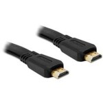 Delock HDMI 1.4 kabel A/A samec/samec, plochý, délka 5 metrů (82672)