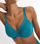 Dámská podprsenka Signature Sheer W01 EX - BLUE - modrá 1802 - TRIUMPH ARIZONA BLUE 85H