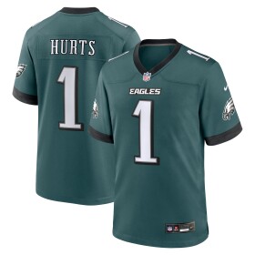 Nike Pánský dres Philadelphia Eagles NFL Jalen Hurts #1 2026 Game Velikost: 3XL