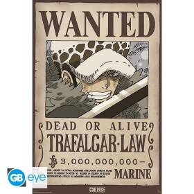One Piece Plakát Maxi - Wanted Law 91,5 x 61 cm
