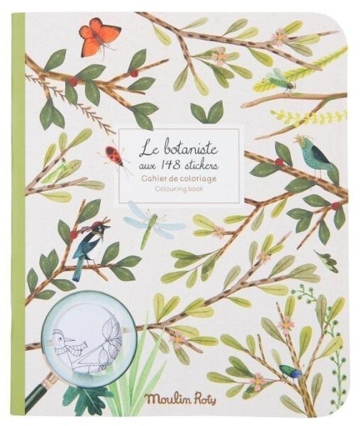 MOULIN ROTY Knížka se samolepkami Botanika