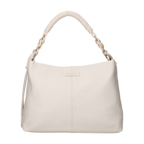 Luxusní dámská koženková kabelka do ruky MaxFly Bodi, béžová