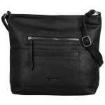 Trendová dámská koženková crossbody kabelka Amilys, černá