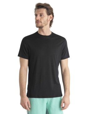 Pánské merino triko krátký rukáv ICEBREAKER Mens 125 Cool-Lite Sphere III SS Tee, Black velikost: S