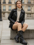 Dámské kozačky ZY1331 černé - FashionStreet 41