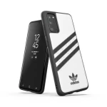 Adidas OR Moulded Case PU Samsung Galaxy S20 bílá-černá / Kryt / PU materiál / SM-G980 (38622)