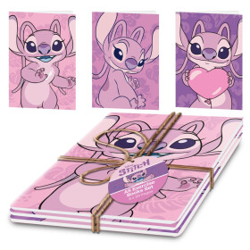 Lilo a Stitch set sešitů A5 - Angel, 3 ks - Pyramid