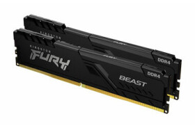 Kingston FURY Beast Black 8GB (2x 4GB) DDR4 2666MHz / CL16 / DIMM / 1.2V / Non-ECC / Un-Registered (KF426C16BBK2/8)