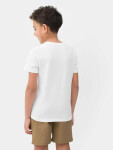 Chlapecké tričko 4FJSS23TTSHM294-10S bílé 4F cm