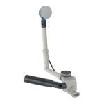 GEBERIT - Příslušenství Vanová odtoková a přepadová souprava, délka 26 cm, lesklý chrom 150.530.21.6