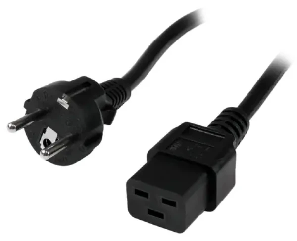 StarTech napájecí kabel Schuko - C19 2m černá / Napájecí kabel / CEE7/7 - C19 / 16 A (PXTEUC192M)