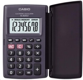 CASIO HL 820LV BK černá / kapesní kalkulačka / osmimístná (HL 820LV BK)