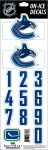 Sport Star Samolepky na helmu Vancouver Canucks NHL Decals