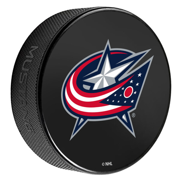 Mustang Puk Columbus Blue Jackets NHL Printed Primary Logo