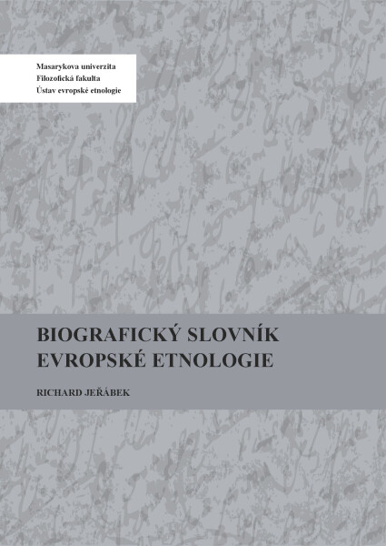 Biografický slovník evropské etnologie - Richard Jeřábek
