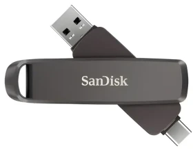 SanDisk Extreme Pro Dual Drive 2TB / Flash Disk / USB Type-C + USB-A / čtení: 1000 MB/s / zápis: 900 MB/s (SDDDE1-2T00-G46)