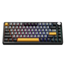 Machenike K600-B82W černá / bezdrátová herní klávesnice / mechanická / GR Silver Switch / Bluetooth / 2.4GHz / USB-C (208937)